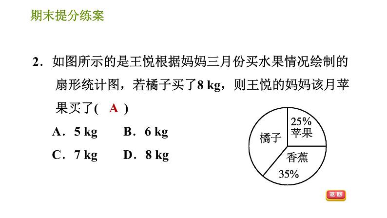 华师版八年级上册数学习题课件 期末提分练案 第8课时 数据的收集与表示05