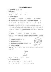 华师版八年级上册数学 第一学期期末测试卷