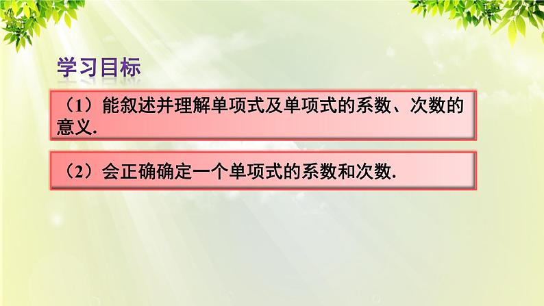 人教版七年级数学上册  第二章  2.1.2 单项式 课件03