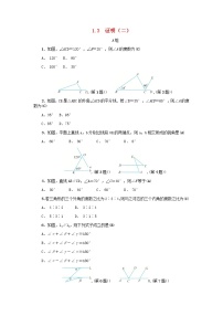 浙教版八年级上册1.3 证明巩固练习