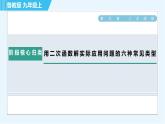 鲁教版九年级上册数学习题课件 第3章 阶段核心归类 用二次函数解实际应用问题的六种常见类型