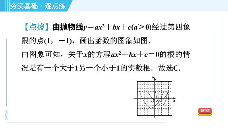 鲁教版九年级上册数学习题课件 第3章 3.7.1二次函数与一元二次方程之间的关系第7页