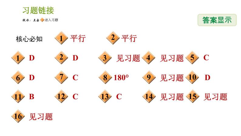 沪科版七年级下册数学课件 第10章 10.2.4 用内错角、同旁内角判定两直线平行02