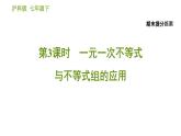 滬科版七年級(jí)下冊(cè)數(shù)學(xué)課件 期末提分練案 第3課時(shí)　一元一次不等式與不等式組的應(yīng)用