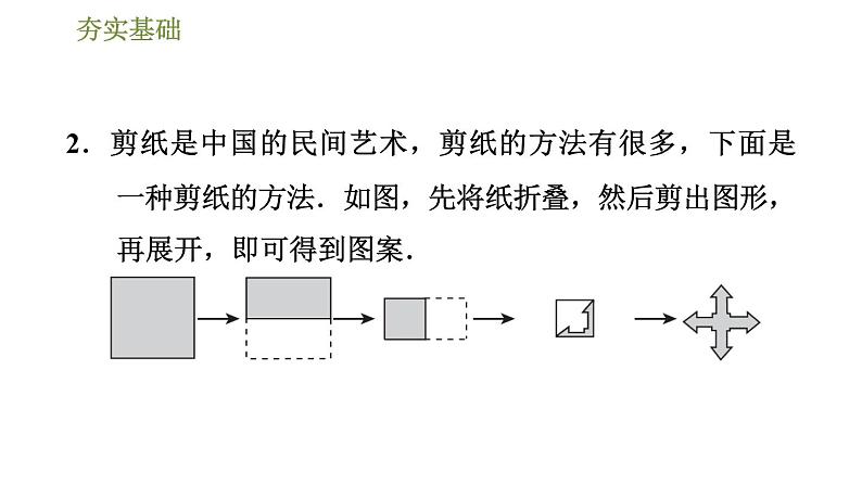 华师版七年级下册数学课件 第10章 10.1.4设计轴对称图案第4页