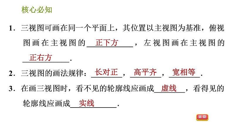 沪科版九年级下册数学课件 第25章 25.2.1 三视图第3页