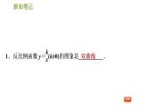 华师版八年级下册数学课件 第17章 17.4.2  反比例函数的图象和性质