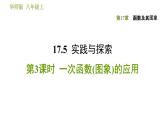 华师版八年级下册数学课件 第17章 17.5.3  一次函数(图象)的应用