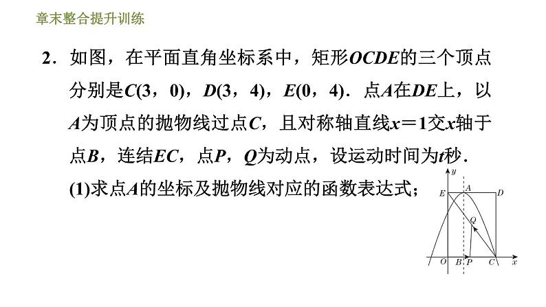 浙教版九年级下册数学课件 第1章 章末整合提升训练 专训4 三角函数在学科内的综合应用06