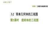 浙教版九年级下册数学课件 第3章 3.2.2旋转体的三视图