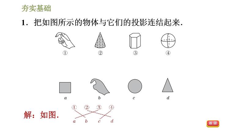 浙教版九年级下册数学课件 第3章 3.1.1平行投影第4页