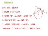 沪科版九年级下册数学课件 第24章 专题技能训练(四)  3.圆与学科内知识的综合应用