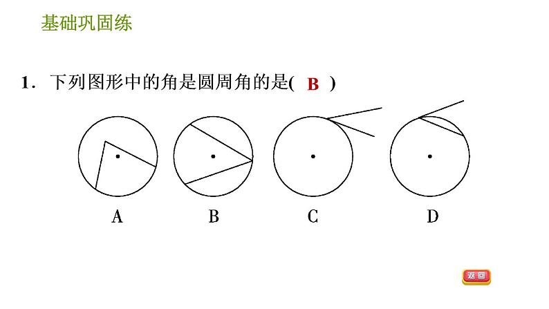 沪科版九年级下册数学课件 第24章 24.3.1 圆周角和圆心角、弧的关系第4页