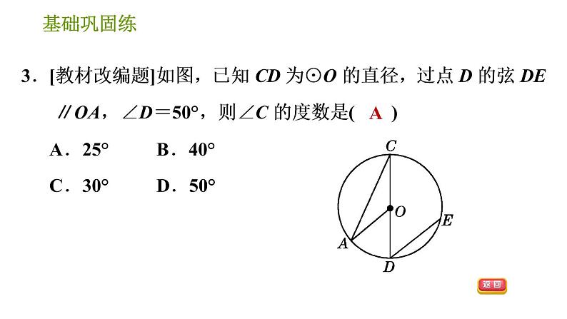 沪科版九年级下册数学课件 第24章 24.3.1 圆周角和圆心角、弧的关系第6页