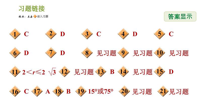 沪科版九年级下册数学课件 第24章 全章整合与提升02