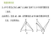 北师版八年级下册数学课件 第3章 阶段归类专训 旋转的性质在证明线段关系中的应用