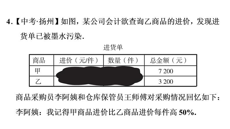 沪科版七年级下册数学课件 第9章 9.3.2 分式方程的应用第8页