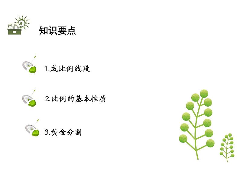 25.1 比例线段-2020秋冀教版九年级数学上册课件(共17张PPT)第2页