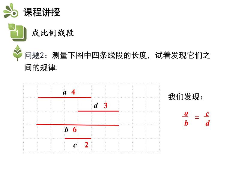 25.1 比例线段-2020秋冀教版九年级数学上册课件(共17张PPT)第5页