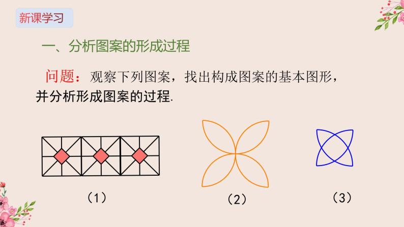 16.5利用图形的平移、旋转、轴对称设计图案-冀教版八年级数学上册课件03