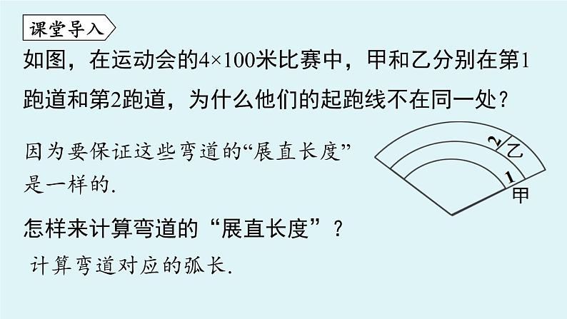 人教版九年级数学上册 24.4.1 弧长和扇形面积 课件（1）第4页