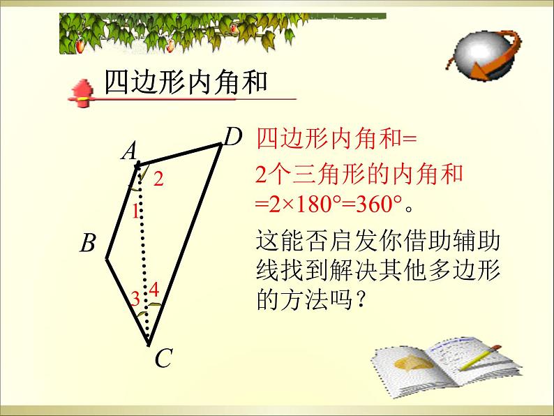 2020-2021学年人教版数学八年级上册11.3.2多边形的内角和课件7第3页