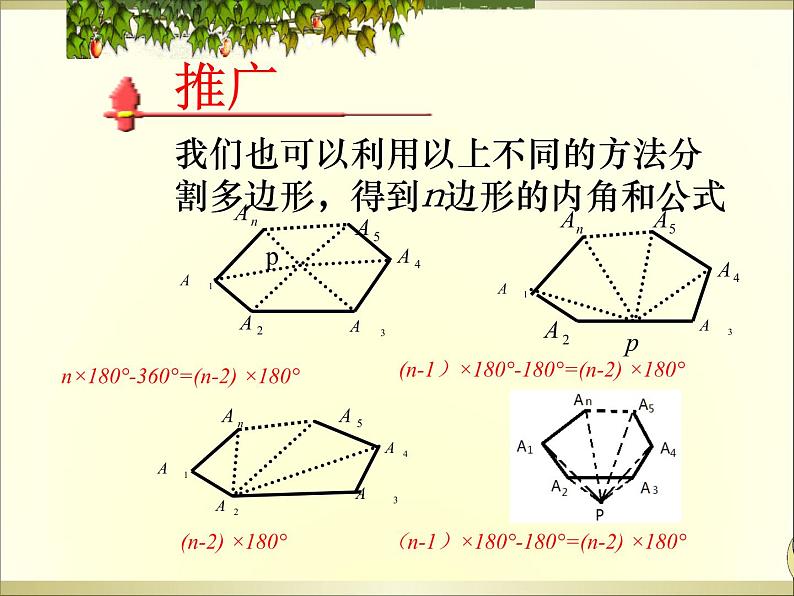 2020-2021学年人教版数学八年级上册11.3.2多边形的内角和课件7第5页