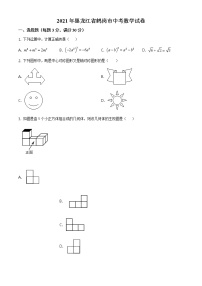 黑龙江省鹤岗市2021年中考数学真题（原卷+解析卷）