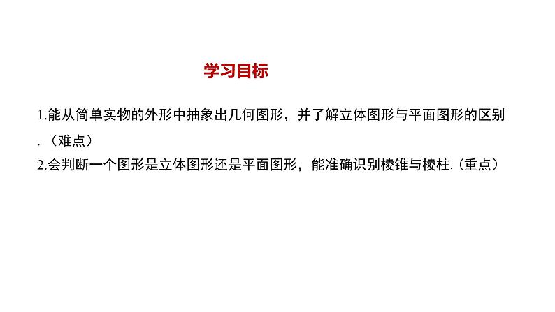 2020-2021学年人教版数学七年级上册4.1.1认识立体图形与平面图形1课件第2页