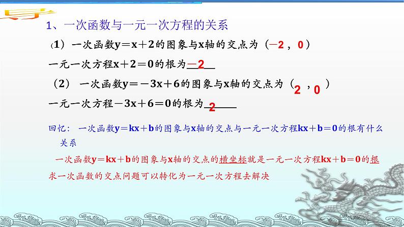 2020-2021学年人教版数学九年级上册22.2.2二次函数与一元二次方程课件202