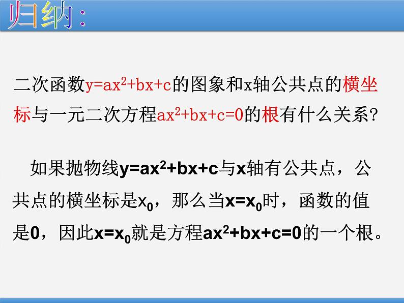 2020-2021学年人教版数学九年级上册22.2二次函数与一元二次方程课件PPT第8页