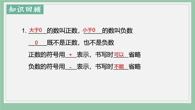 人教版七年级数学上册《有理数的分类》课件第3页