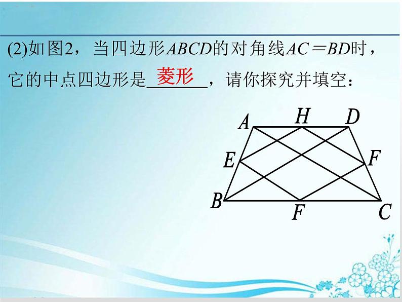 第23章第12课时中位线（二）中点四边形-华东师大版九年级数学上册课件05