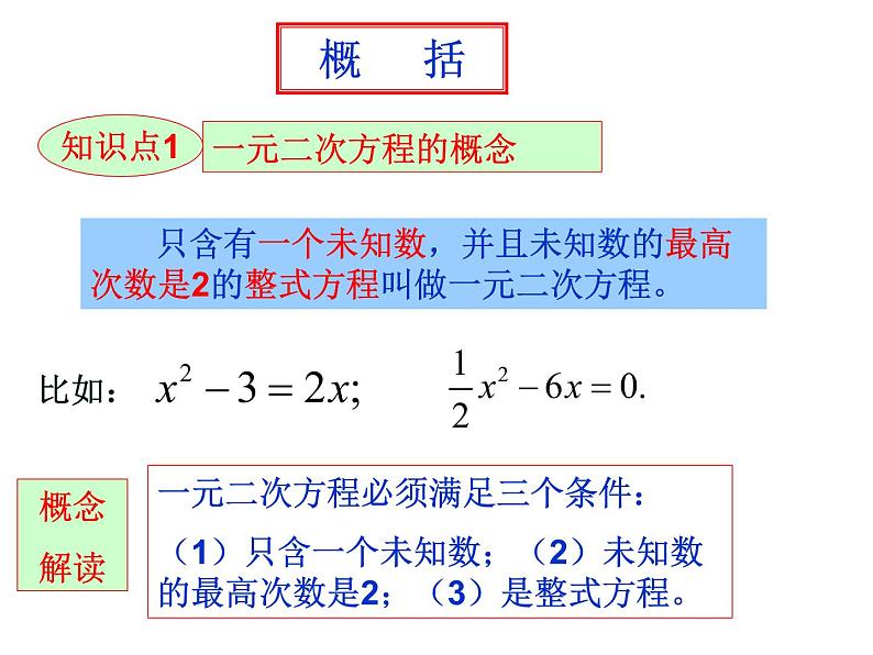 22.1一元二次方程-华东师大版九年级数学上册课件(共17张PPT)06