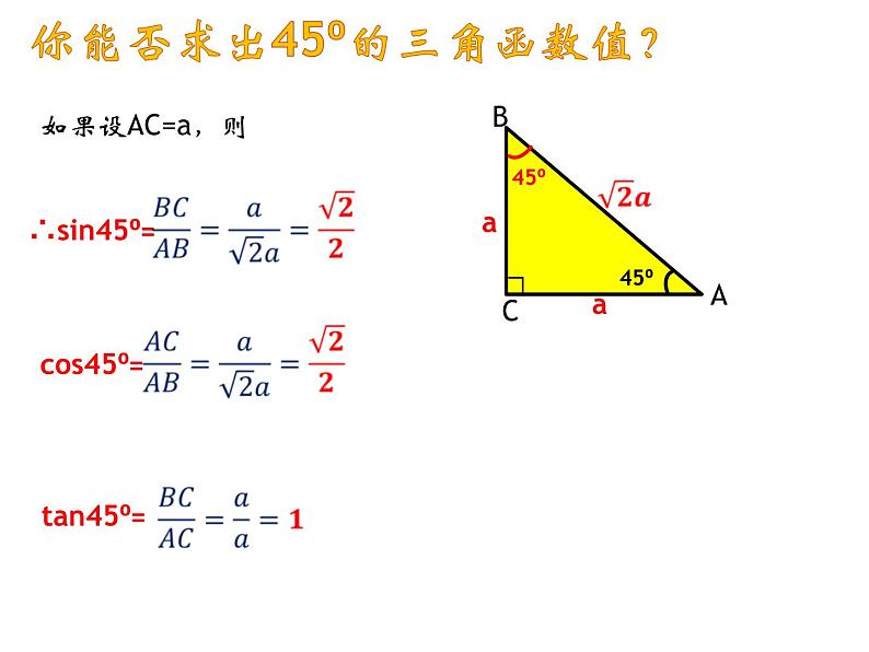 24.3锐角三角函数（2）-华东师大版九年级数学上册课件05