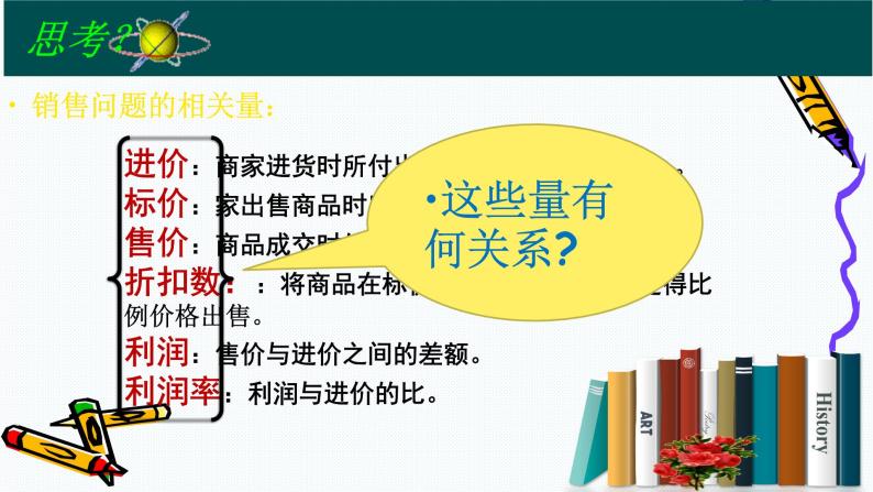 人教版七年级数学上册《实际问题与一元一次方程——销售问题》教学课件04