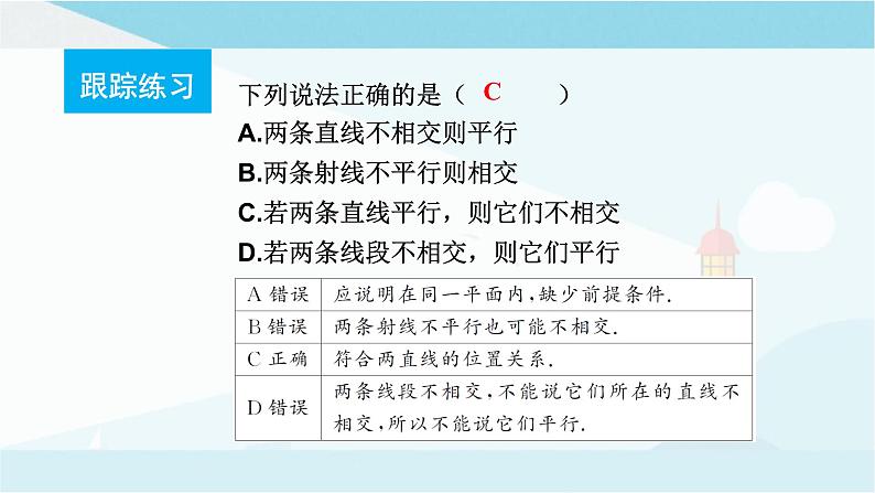 华师大版七年级上册数学 5.2.1 平行线 课件05