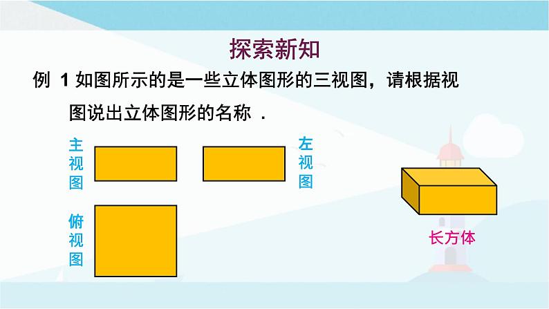 华师大版七年级上册数学  4.2.2 由视图到立体图形 课件第3页