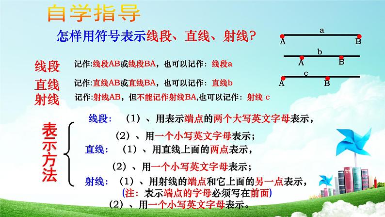 人教版七年级数学上册《4.2直线、射线、线段》优质课课件第6页