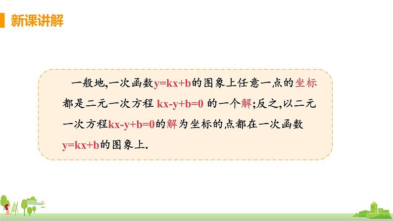 苏科数学八年级上册 6.5《一次函数与二元一次方程》PPT课件第8页