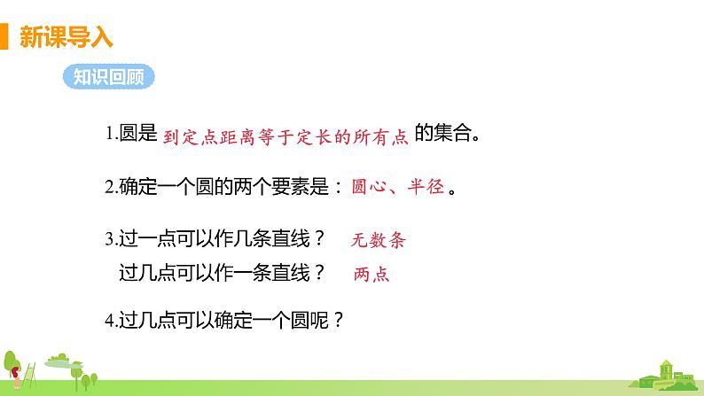 苏科数学九年级上册 2.3《确定圆的条件》PPT课件第3页