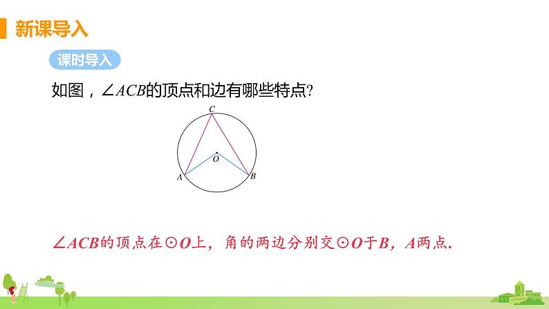 苏科数学九年级上册 2.4《课时1 圆周角的概念与圆周角定理》PPT课件第4页