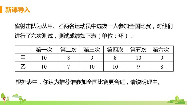 苏科数学九年级上册 3.4《方差》PPT课件03