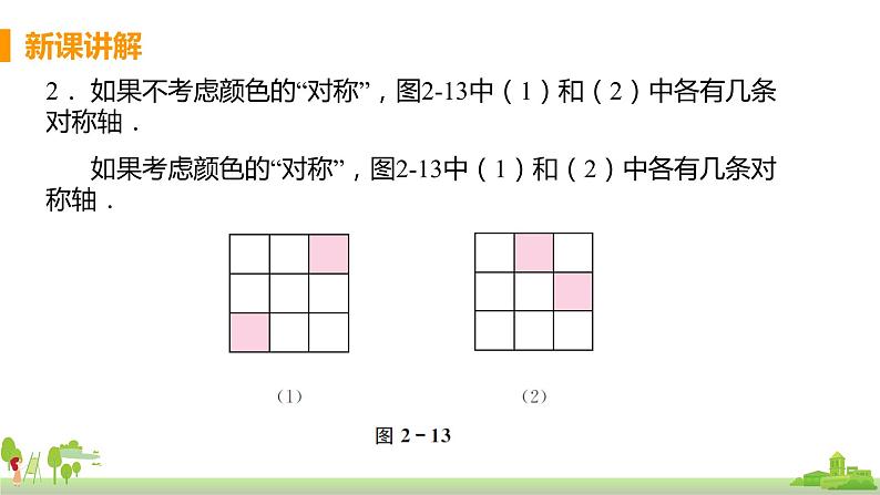 苏科数学八年级上册 2.3《设计轴对称图案》PPT课件06