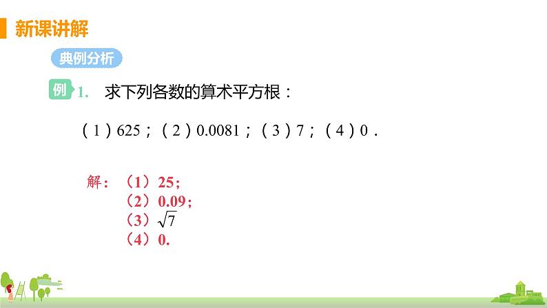 苏科数学八年级上册 4.1《课时2 算数平方根》PPT课件05