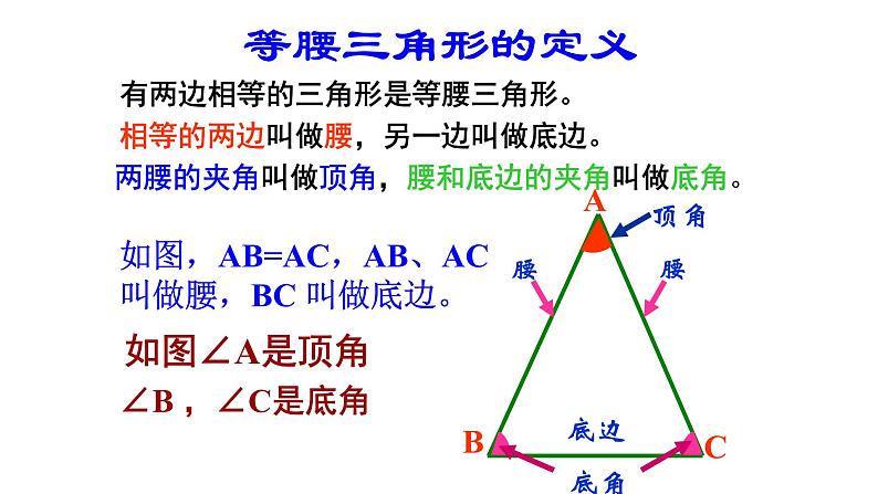 人教版八年级数学上册《等腰三角形》课件3第6页