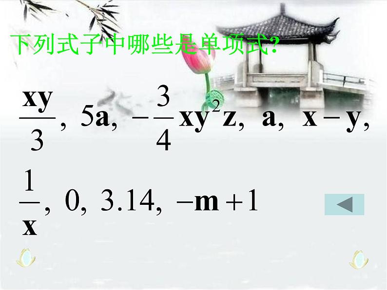 2020-2021学年人教版数学七年级上册2.1整式-单项式课件PPT06