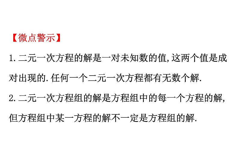 2021-2022学年人教版数学中考专题复习之二元一次方程组课件PPT第6页