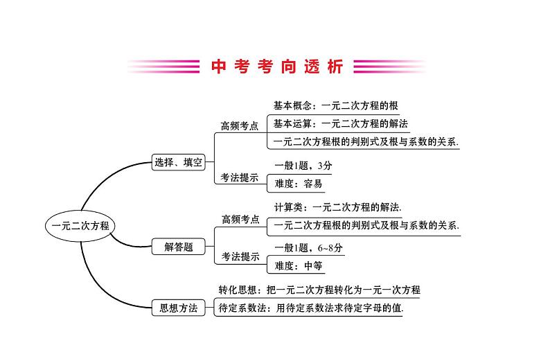 2021-2022学年人教版数学中考专题复习之一元二次方程课件PPT第2页