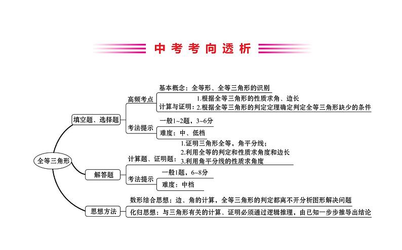 2021-2022学年人教版数学中考专题复习之全等三角形课件PPT第2页